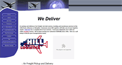 Desktop Screenshot of hilllogistics.com